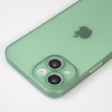 Coque iPhone 15 - plastique ultra fin semi-transparent mat - Vert