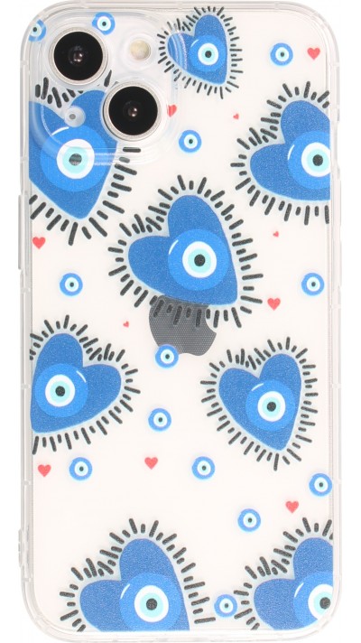 Coque iPhone 14 - Gel silicone transparent motifs artistiques no. 3