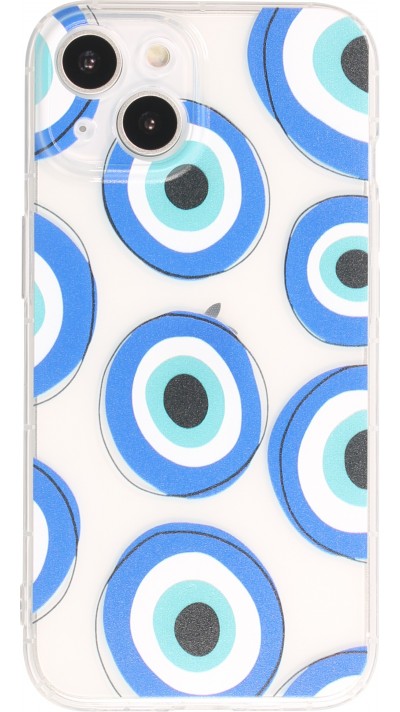 Coque iPhone 14 - Gel silicone transparent motifs artistiques no. 4