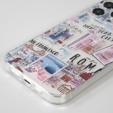 iPhone 14 Pro Max Case Hülle - Silikon Gummi Städte der Welt - Transparent