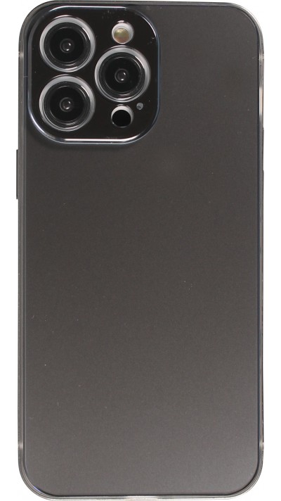 iPhone 14 Pro Max Case Hülle - Unsichtbares Schutzcover in iPhone Farbe - Space Black