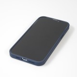 iPhone 13 Pro Case Hülle - Jelly cover glass semi-durchsichtig MagSafe - Navy blue