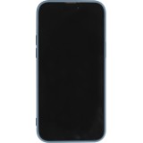 iPhone 14 Pro Case Hülle - Soft Touch mit Ring - Blau