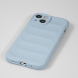 Coque iPhone 14 Plus - Silicone renforcé avec double couche de protection - Bleu clair