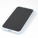 Coque iPhone 14 Plus - Silicone renforcé avec double couche de protection - Bleu clair