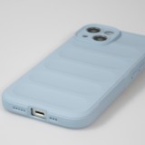 Coque iPhone 14 Plus - Silicone renforcé avec double couche de protection - Bleu clair