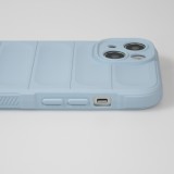 Coque iPhone 14 Plus - Silicone renforcé avec double couche de protection - Bleu clair