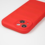 Coque iPhone 14 - Silicone renforcé avec double couche de protection - Rouge