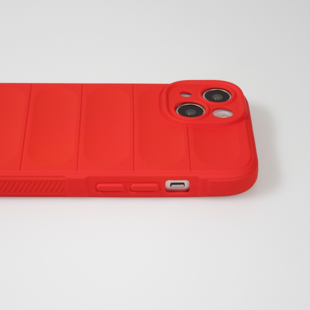 Coque iPhone 14 - Silicone renforcé avec double couche de protection - Rouge