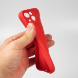 Coque iPhone 14 - Silicone renforcé avec double couche de protection - Rouge