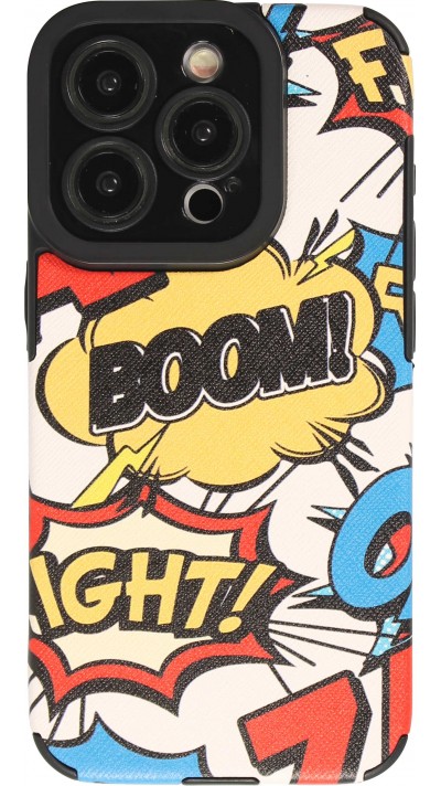 iPhone 15 Pro Max Case Hülle - Retro Cartoons Kunstleder