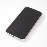 Coque iPhone 16 Pro - Gel souple avec vitre de protection caméra MagSafe - Argent