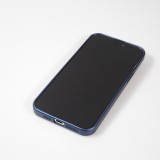 iPhone 16 Pro Case Hülle - Gummi weich mit Kameraschutzglas MagSafe - Dunkelblau