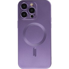 Coque iPhone 16 - Gel souple avec vitre de protection caméra MagSafe - Violet