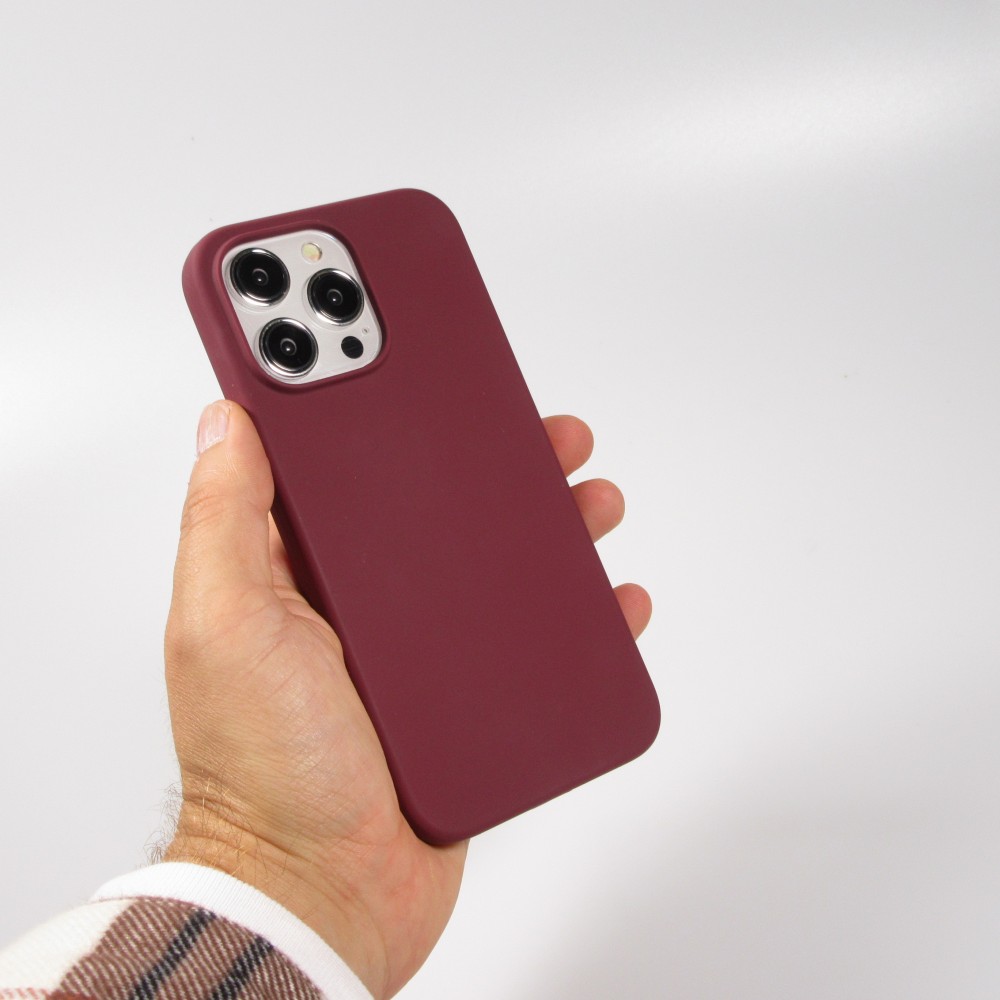 iPhone 15 Pro Max Case Hülle - Soft Touch - Bordeaux