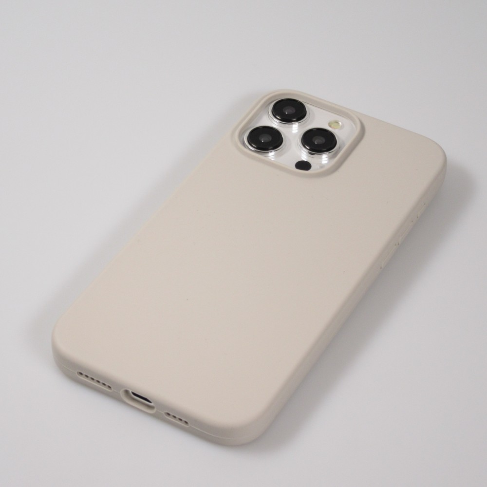 iPhone 15 Pro Case Hülle - Soft Touch - Sand