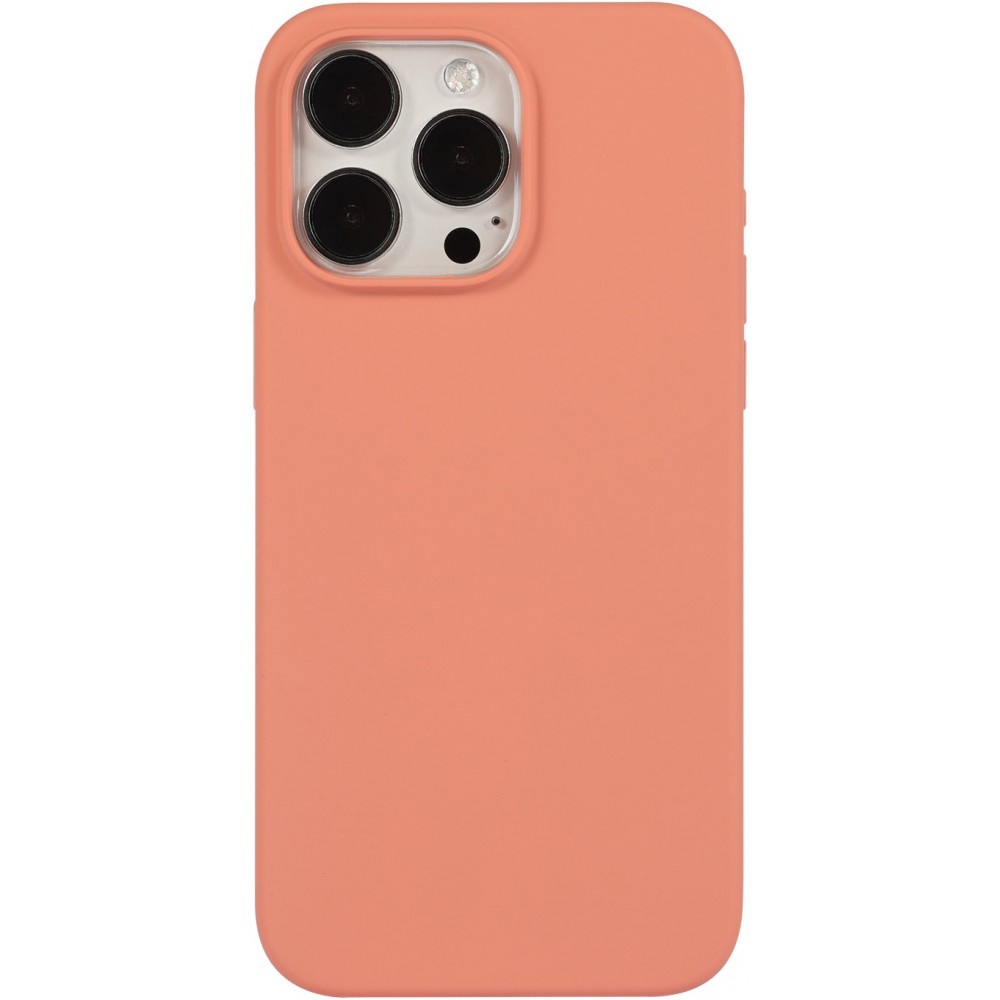 iPhone 15 Pro Case Hülle - Soft Touch - Lachs