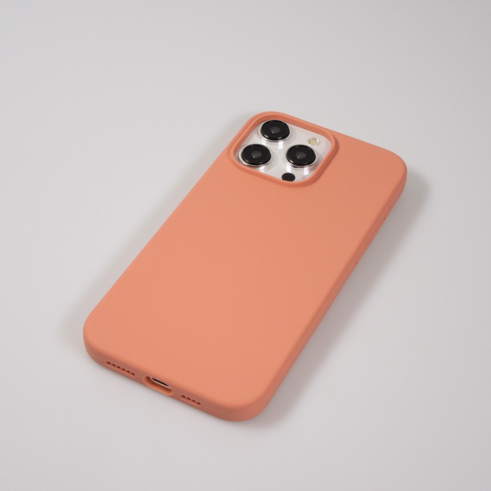 iPhone 15 Pro Case Hülle - Soft Touch - Lachs