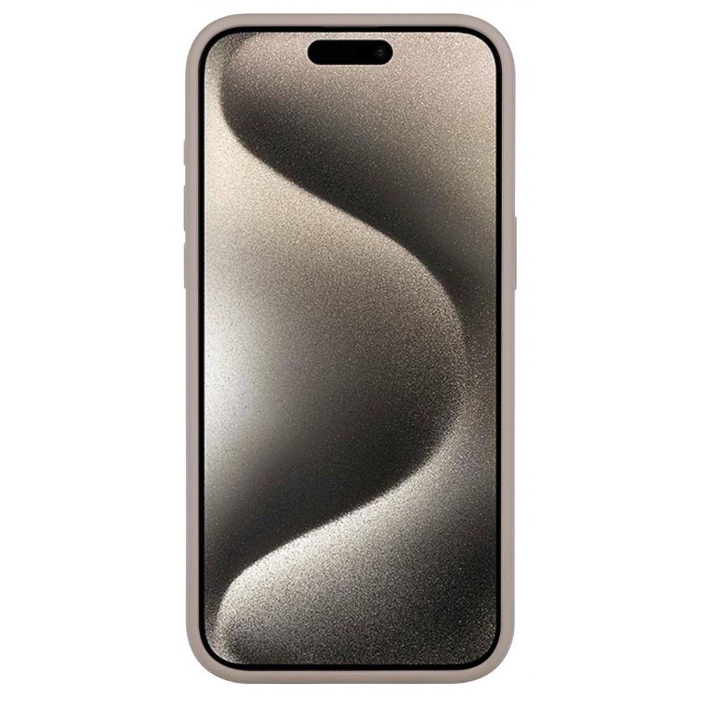 iPhone 15 Pro Max Case Hülle - Soft Touch - Taupe