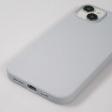 Coque iPhone 15 - Soft Touch - Gris clair