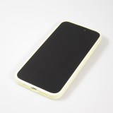 Coque iPhone 15 - Soft Touch - Jaune pastel