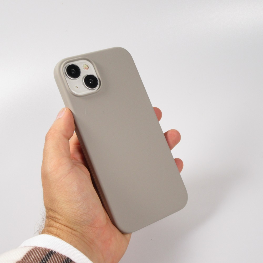 Coque iPhone 15 - Soft Touch - Taupe