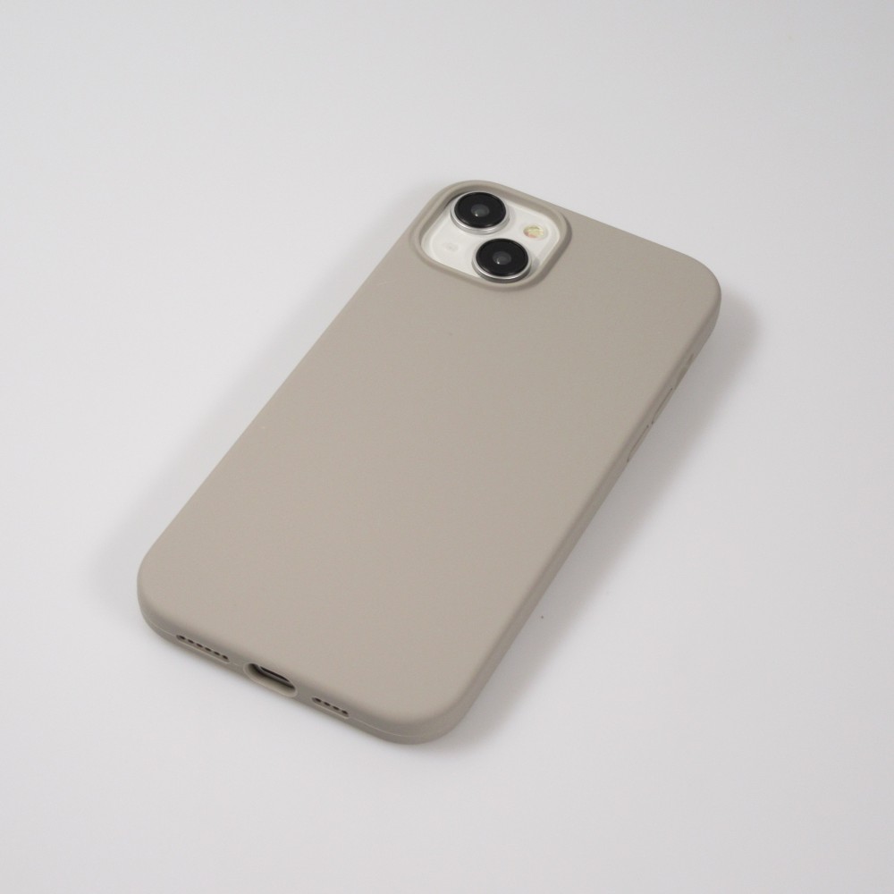 Coque iPhone 15 - Soft Touch - Taupe