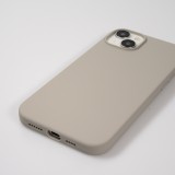 iPhone 15 Case Hülle - Soft Touch - Taupe