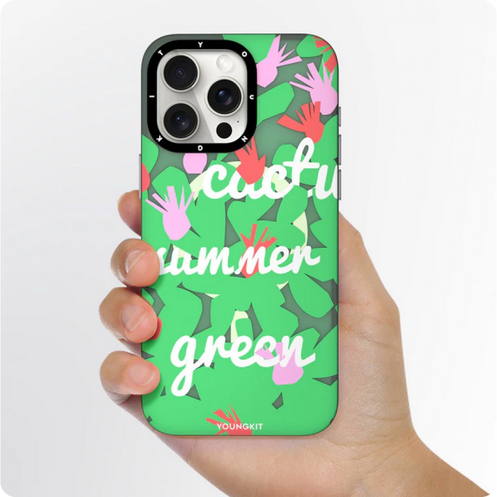 iPhone 15 Case Hülle - Youngkit Summer Fruit-Themed Case mit Magsafe - Wassermelon