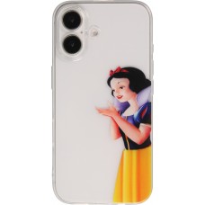 iPhone 16 Case Hülle - Gummi cartoon Schneewittchen