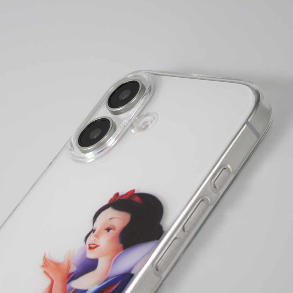 iPhone 16 Case Hülle - Gummi cartoon Schneewittchen