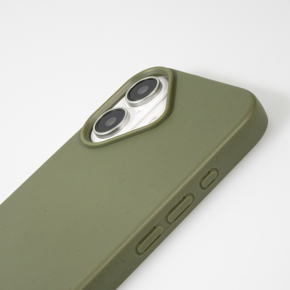 Coque iPhone 16 Plus - Bio Eco-Friendly biodégradable écologique nature - Vert foncé