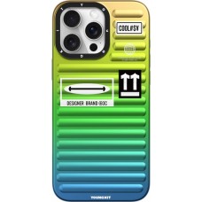 iPhone 16 Pro Max Case Hülle - Youngkit Glow Luggage-Inspired - Grün