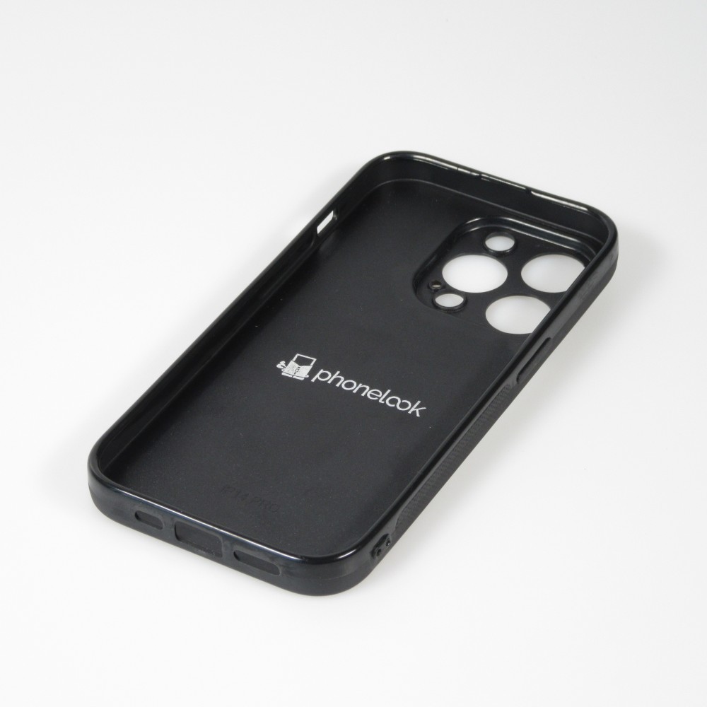 Personalisierte Hülle Silikon schwarz - iPhone 14 Plus