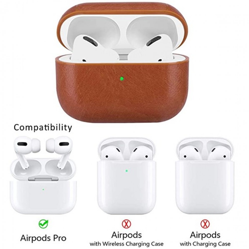 AirPods Pro Ledertasche - Braun