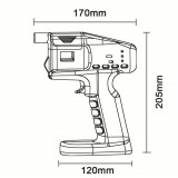 Flavour Blaster Cocktail Gun für Duft-Blasen und Dampf (mit 5 Aromen und Spule für Rauch)