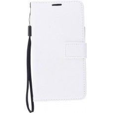 Hülle iPhone 16 Pro Max - Premium Flip Leder Tasche - Weiss