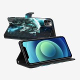 Fourre iPhone 15 Plus - 3D Flip Wolf Universe