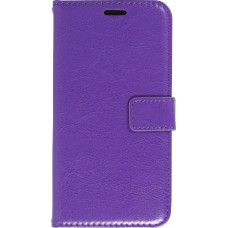 Hülle iPhone 16 Pro Max - Premium Flip Leder Tasche - Violett