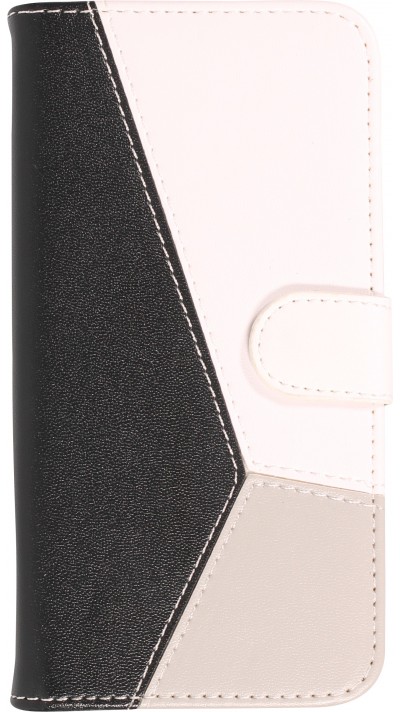 iPhone 14 Case Hülle - Flip Geometrisch - Schwarz & weiss