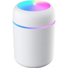 H2O Humidifier Luftbefeuchter portabel und  kompakt inkl. multicolor LED Licht - Weiss