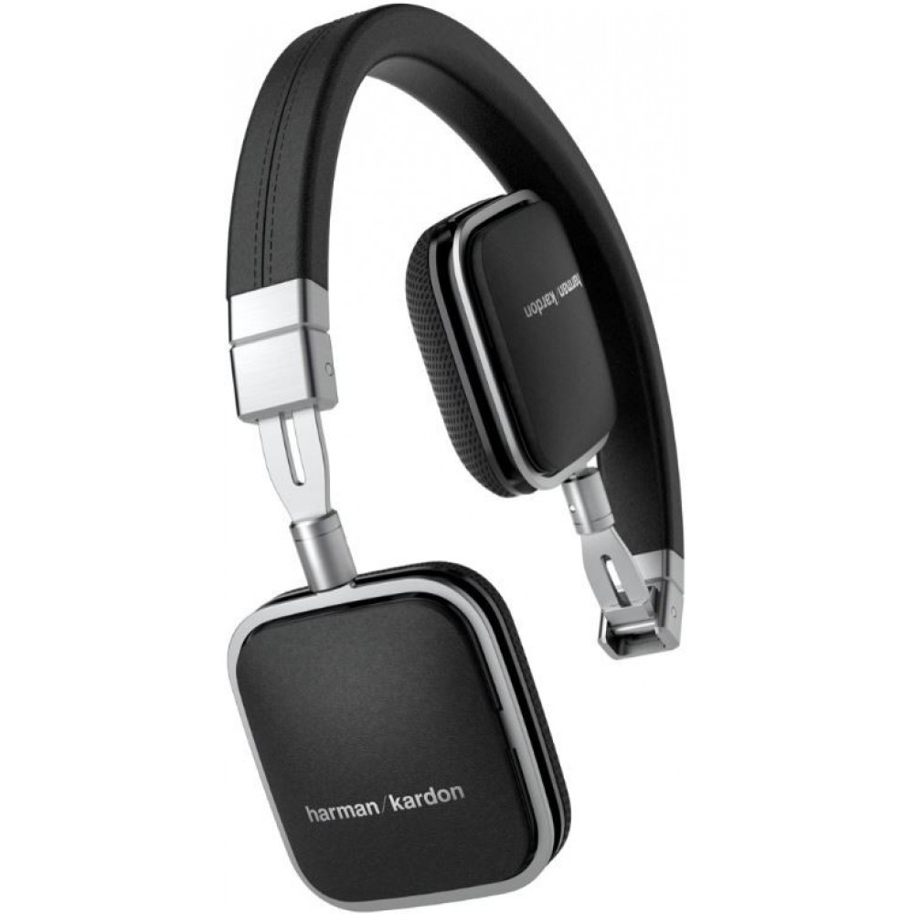 Harman/Kardon SOHO Luxuriöser, portabler & zusammenfaltbarer HiFi On-Ear Kopfhörer - Schwarz