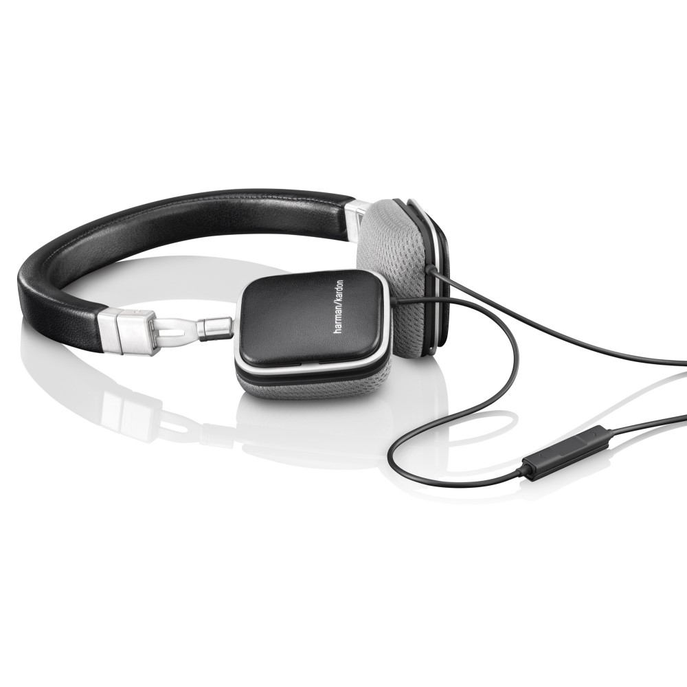 Harman/Kardon SOHO Luxuriöser, portabler & zusammenfaltbarer HiFi On-Ear Kopfhörer - Schwarz
