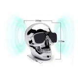 Gothic Totenkopf Bluetooth V3.0 Party Lautsprecher mit Akku - Farbe Schwarz