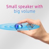 Ultra kleine mini Bluetooth Lautsprecher BT 5.0 TWS Wireless Speakers - Blau