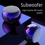 Ultra kleine mini Bluetooth Lautsprecher BT 5.0 TWS Wireless Speakers - Blau