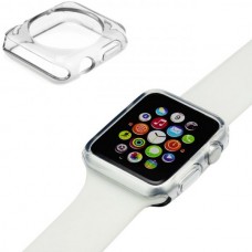 Hülle Apple Watch 42mm - Gummi Transparent Silikon Gel Simple Super Clear flexibel