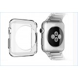 Hülle Apple Watch 42mm - Gummi Transparent Silikon Gel Simple Super Clear flexibel