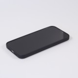 iPhone 14 Pro Case Hülle - Soft-Shell silikon cover mit MagSafe und Kameraschutz - Schwarz