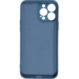 iPhone 15 Pro Max Case Hülle - Soft-Shell silikon cover mit MagSafe und Kameraschutz - Blau